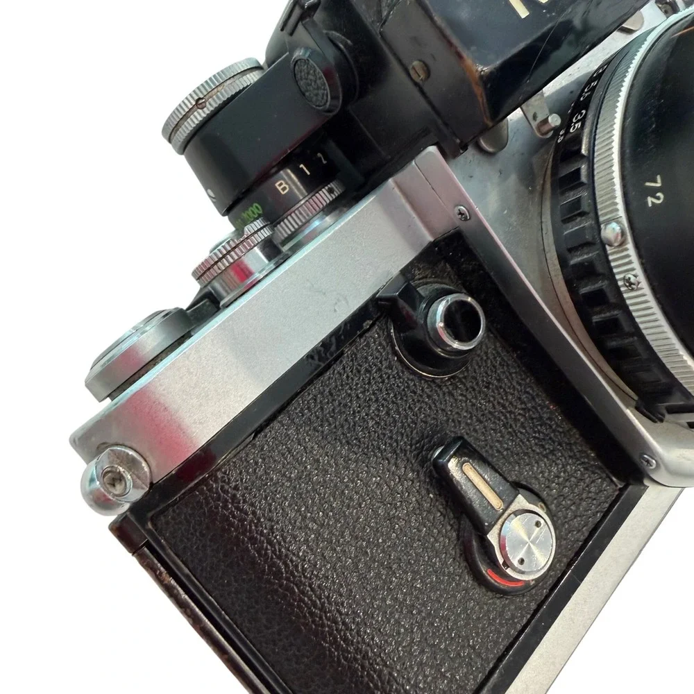 Nikon F2 Photomic 35mm SLR Camera Silver Black Series E 36-72mm f/3.5 Lens
